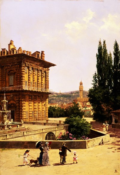By the Pitti Palace, Florence by Antonietta Brandeis